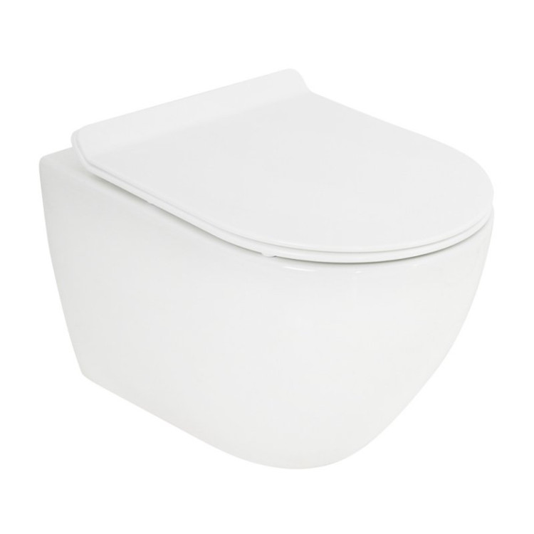 Сиденье дюропласт, soft close, металлическое крепление Cezares CZR-870-SC