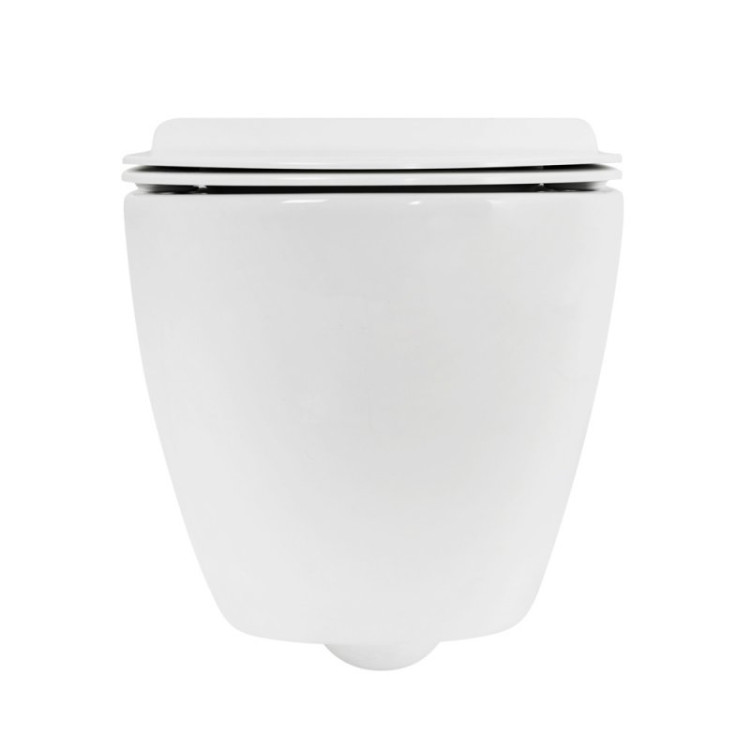 Сиденье дюропласт, soft close, металлическое крепление Cezares CZR-870-SC