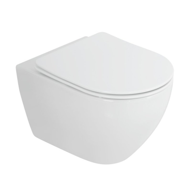 Сиденье дюропласт, soft close, металлическое крепление Cezares CZR-870-SC