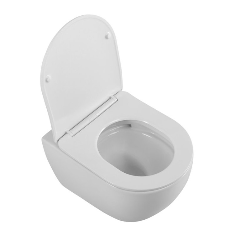 Сиденье дюропласт, soft close, металлическое крепление Cezares CZR-870-SC