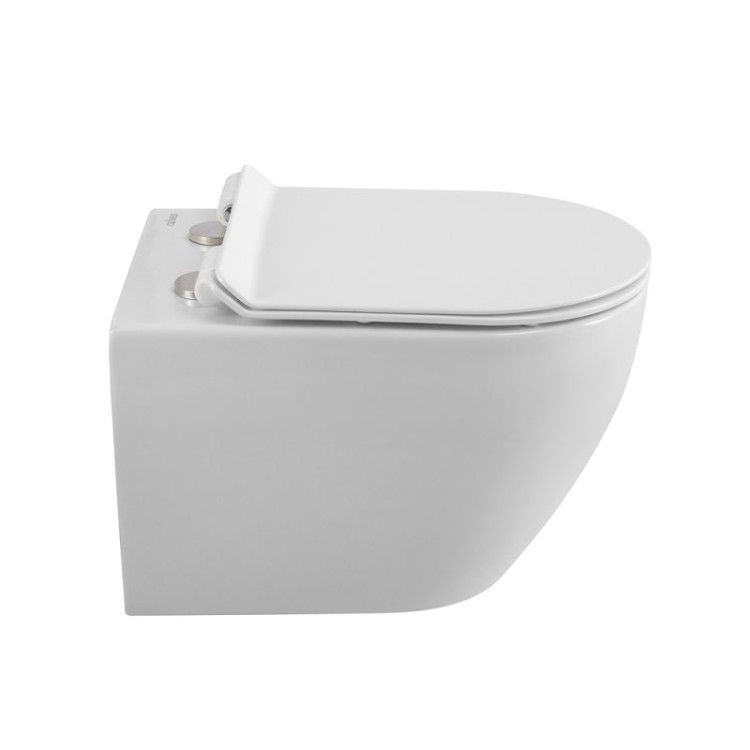 Сиденье дюропласт, soft close, металлическое крепление Cezares CZR-870-SC