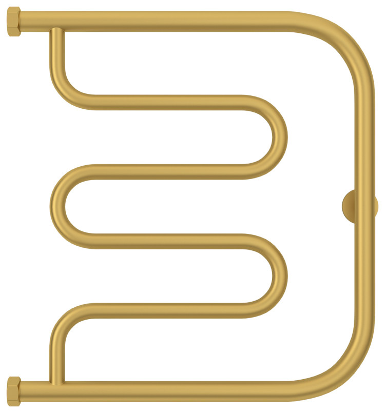 Полотенцесушитель водяной Сунержа Лира+ 500х500 Матовое золото