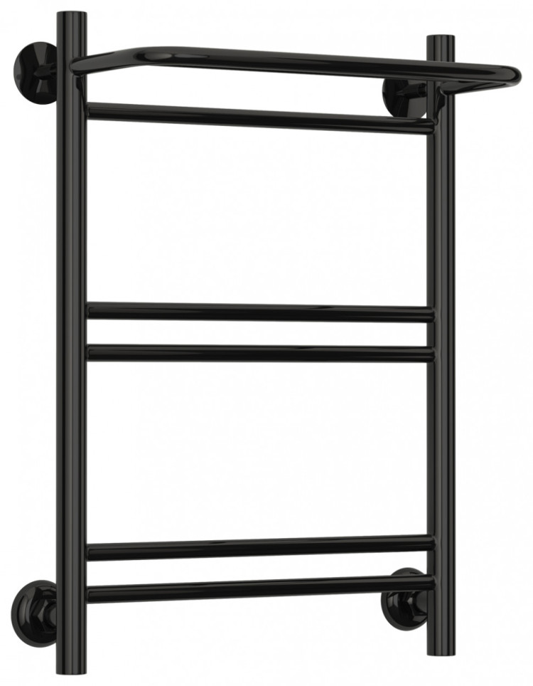 Полотенцесушитель водяной Стилье Версия-Н1 600х400 (Полка+1+2+2) П 16 Чёрный