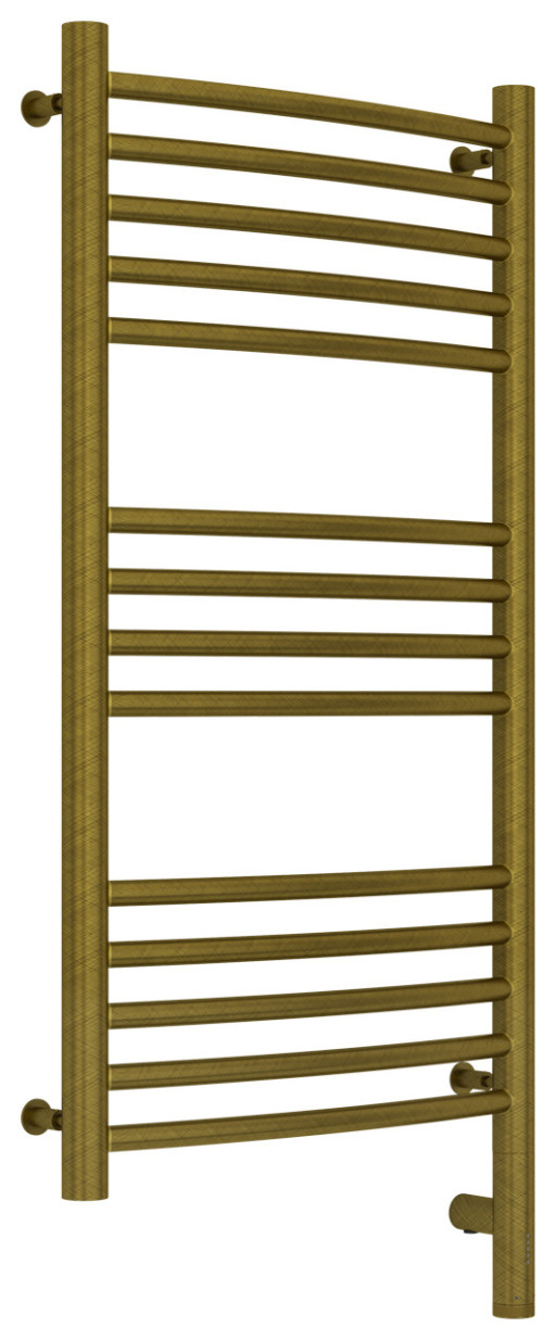 Полотенцесушитель электрический Сунержа Богема 3.0 выгнутая 800х400 МЭМ правый Состаренная бронза