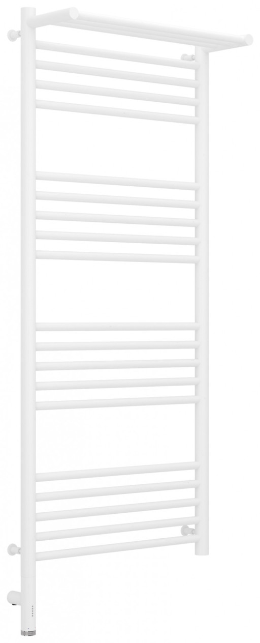 Полотенцесушитель электрический Сунержа Богема с полкой 3.0 1200х500 / МЭМ левый Матовый белый