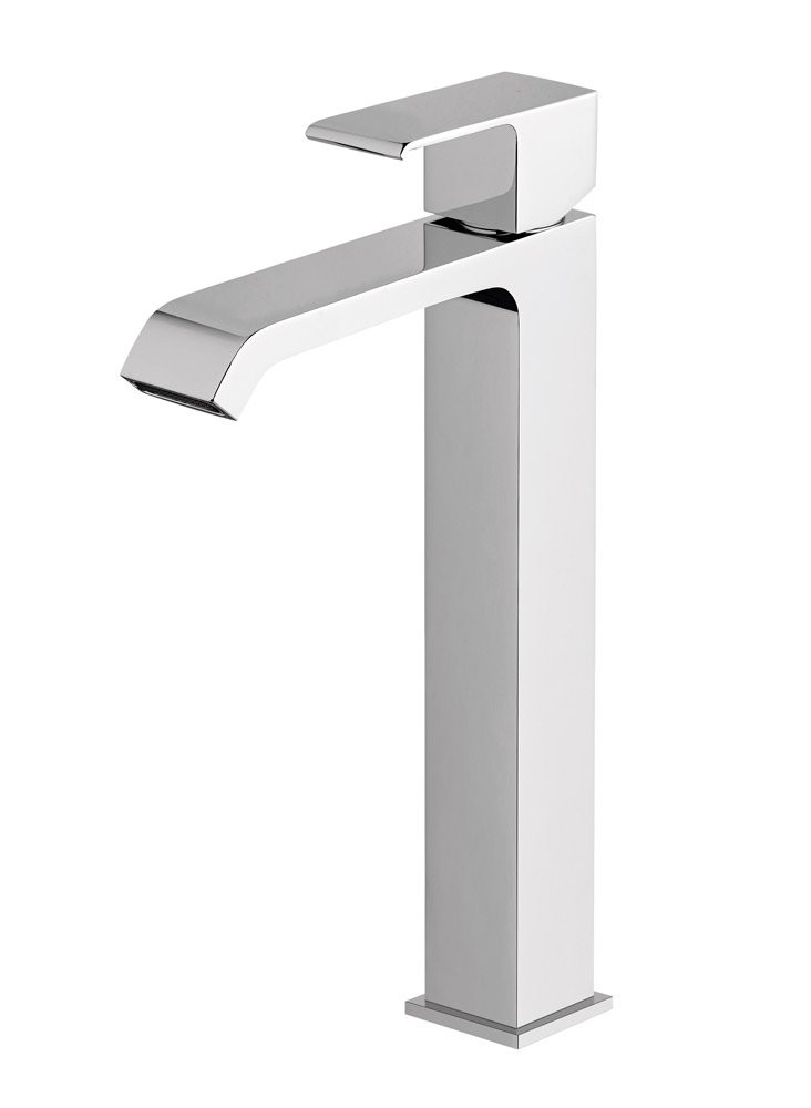 Смеситель для накладной раковины без донного клапана Cezares PORTA-LC-01-W0