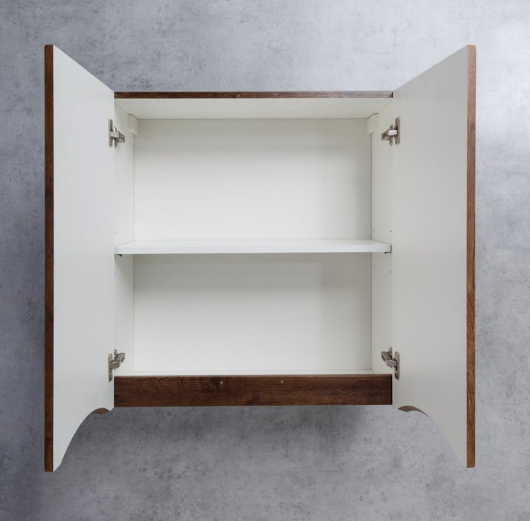 Шкаф подвесной с двумя распашными дверцами с доводчиками, двойной BelBagno FLY-MARINO-700-2A-SC-BO-P