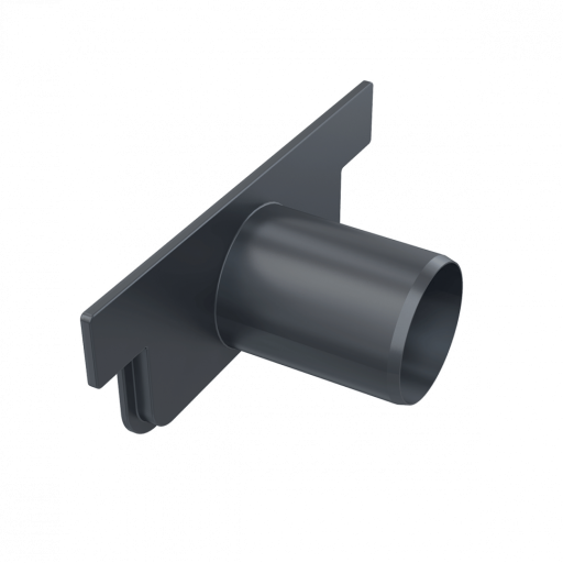 Торцевая часть для заделки наглухо конца жёлоба с притоком DN40 Alcadrain AVZ-P018