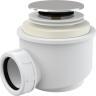 Cифон для душевого поддона CLICK/CLACK, хром Alcadrain A466-50