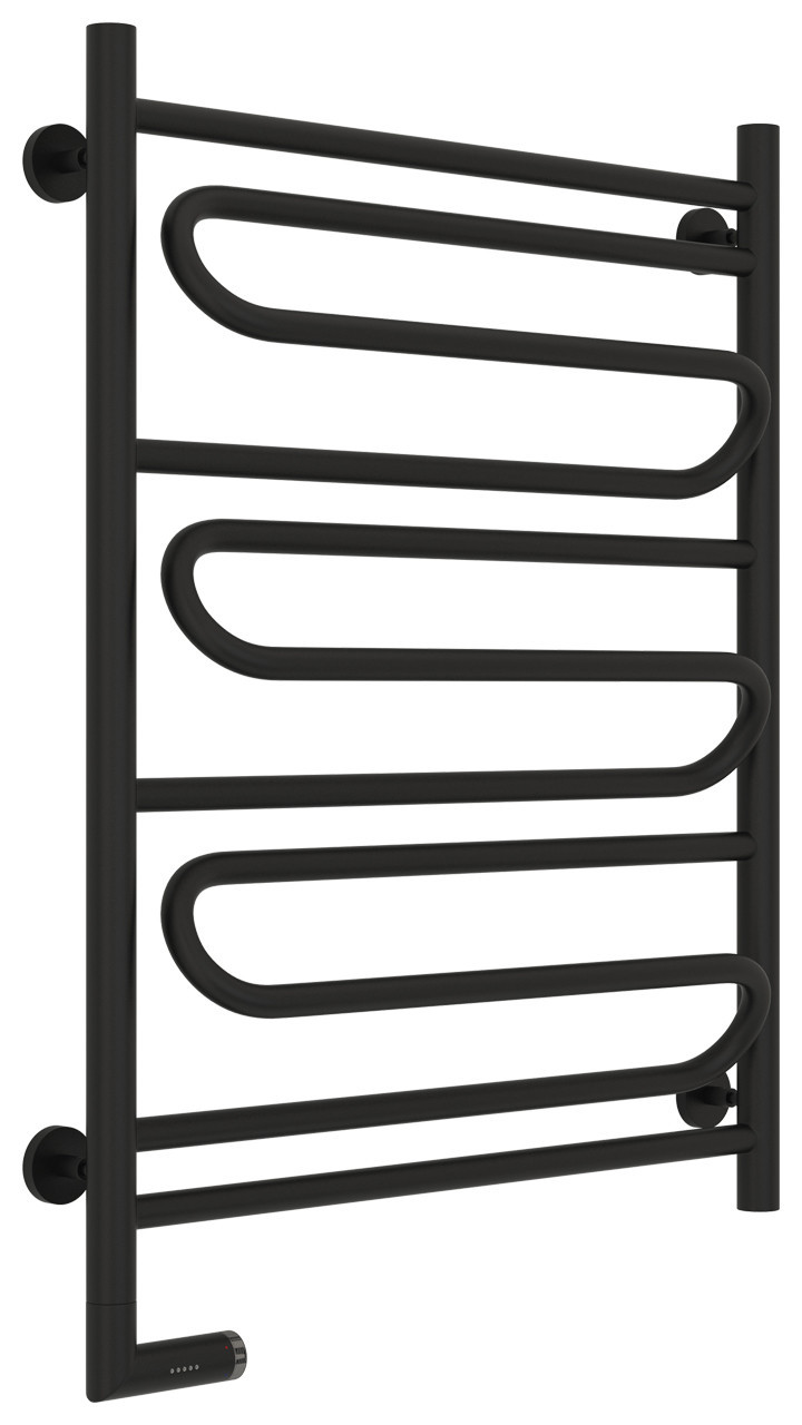 Полотенцесушитель электрический Сунержа Элегия 2.0 800х600 МЭМ левый Матовый чёрный