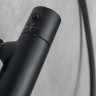 Термостатический смеситель для ванны Aquatek, матовый черный AQ1043MB