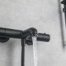 Термостатический смеситель для ванны Aquatek, матовый черный AQ1043MB
