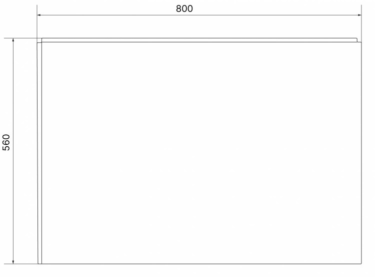 Панель 1Marka боковая FLAT 80 L