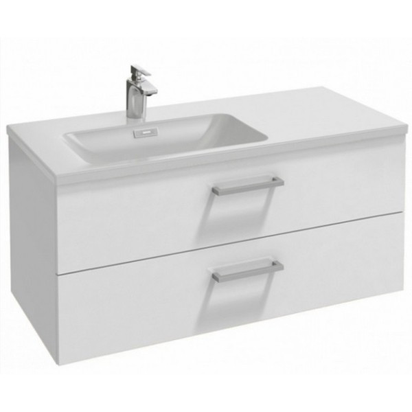 Тумба под раковину Jacob Delafon Vox 100 2 ящика изогнутые ручки
