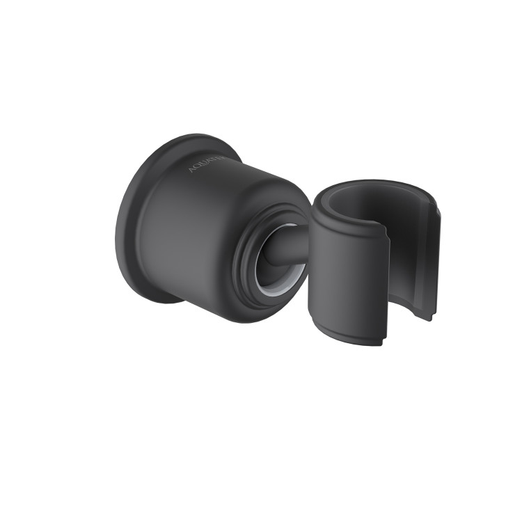 Держатель ручного душа Aquatek, матовый черный AQ2407MB КЛАССИК