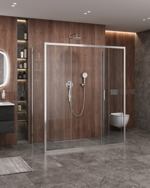 Душевой уголок MOLVENO-AH-2/2 Cezares MOLVENO-AH-2/2-170/90-C-GM-IV