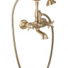 Смеситель для ванны с ручным душем Cezares GOLF-VD-01-Bi
