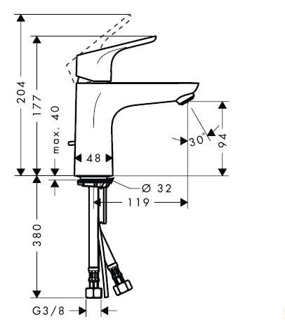 Комплект смесителей Hansgrohe Focus 31517000 и Focus E2 31940000