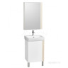 Зеркальный шкаф Aquaton Кантри 55 белый, дуб верона 1A257702AHB20