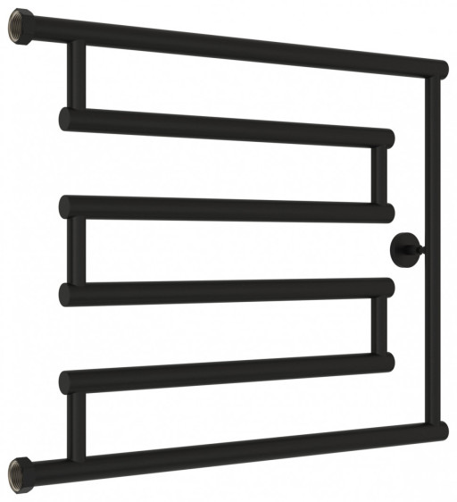 Полотенцесушитель водяной Сунержа High-Tech model &quot;L&quot; 500х650 Матовый чёрный