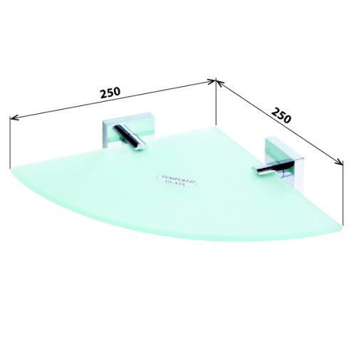 Полка стеклянная Bemeta Beta 132102012