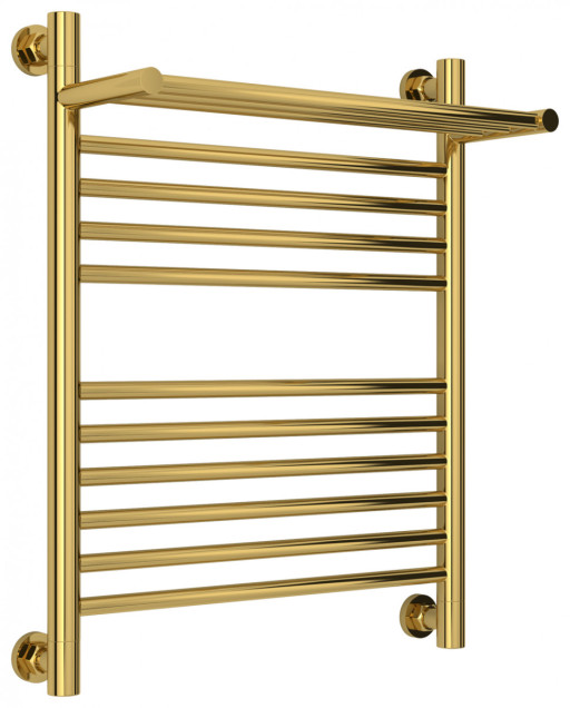 Полотенцесушитель водяной Сунержа Богема с полкой+ 600х500 Золото