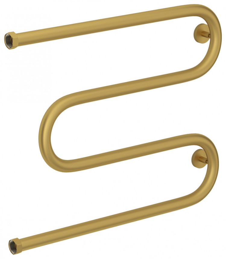 Полотенцесушитель водяной Сунержа М-образный+ 500х650 Матовое золото