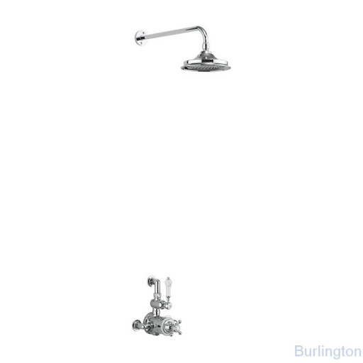 Душевая стойка c внешним термостатом AF1S c душевой насадкой 12''