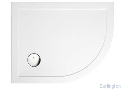 Закругленный угловой поддон 1000 x 800 мм правосторонний [Z1200]