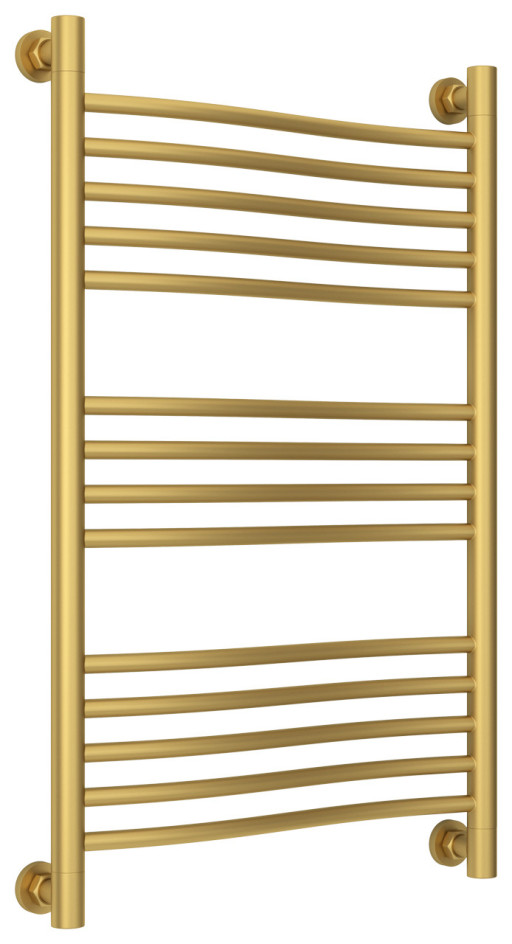 Полотенцесушитель водяной Сунержа Флюид+ 800х500 Матовое золото