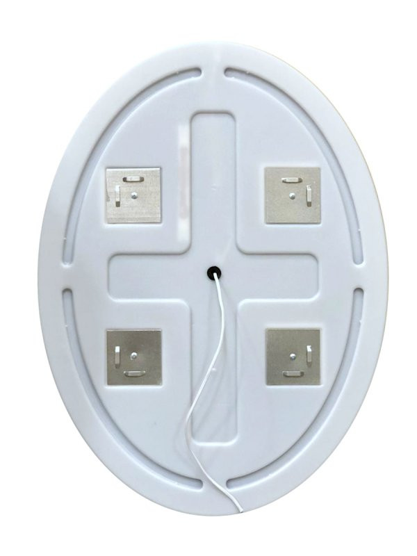 Зеркало с встроенным светильником и кнопочным выключателем , 12W, 220-240V BelBagno SPC-VST-750-900-LED-BTN