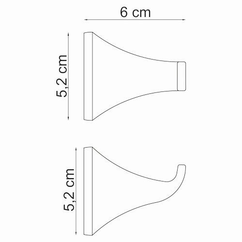 WasserKRAFT Wern K-2523 Крючок