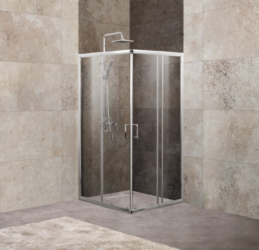 Душевой уголок BELBAGNO UNIQUE-A-2 BelBagno UNIQUE-A-2-85/100-M-Cr