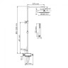 WasserKRAFT A114.258.217.CB Thermo Душевой комплект с термостатическим смесителем