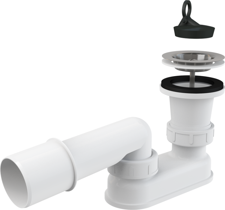 Сифон для душевого поддона с гидрозатвором Alcadrain A461-50