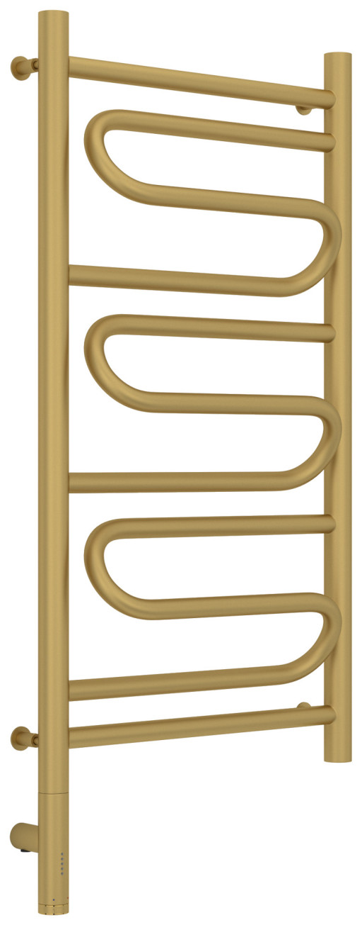 Полотенцесушитель электрический Сунержа Элегия 3.0 800х400 МЭМ левый Матовое золото