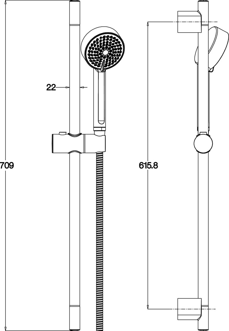 Душевой комплект Jacob Delafon BEAT E76907RU-CP