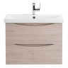 База под раковину подвесная с двумя выкатными ящиками 564x440x500 BelBagno MARINO-CER-600-2C-SO-WO-P