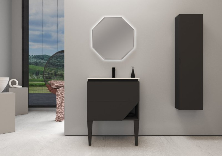 База подвесная под раковину с двумя выдвижными ящиками Cezares 55190