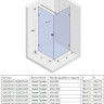 Душевой уголок Riho Scandic Soft Q201 100x100