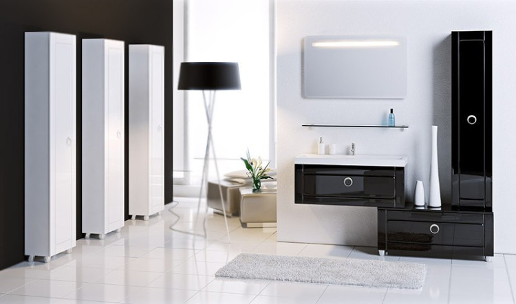 Тумба под раковину Aqwella Инфинити 100 подвесная