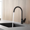 Смеситель для кухни Aquatek, матовый черный AQ1282MB ОБЕРОН