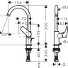 Смеситель для раковины Hansgrohe Logis 71130000