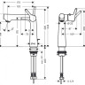 Смеситель для раковины Hansgrohe Talis S 72113000