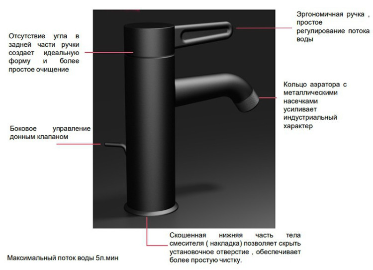 Смеситель для раковины Jacob Delafon Nouvelle Vague E78335