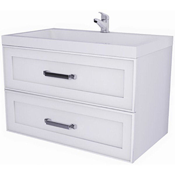 Тумба с раковиной Valente Parma 800 подвесная