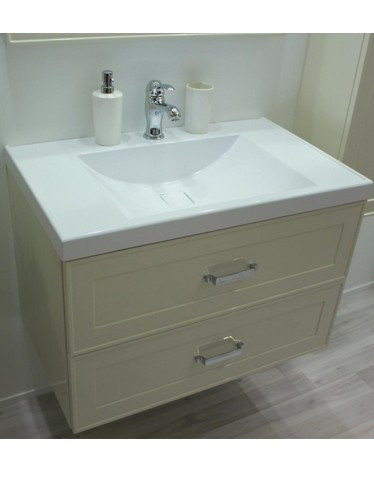 Тумба с раковиной Valente Parma 800 подвесная