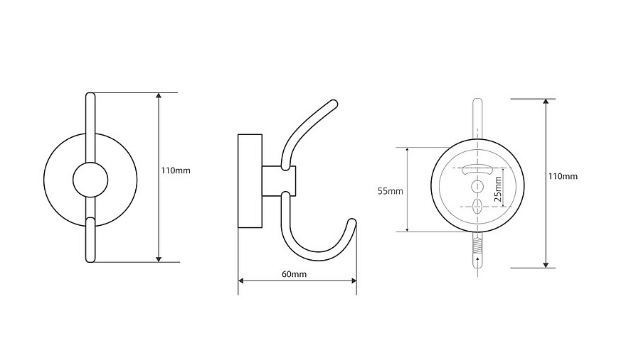 Крючок Bemeta Omega 104105242