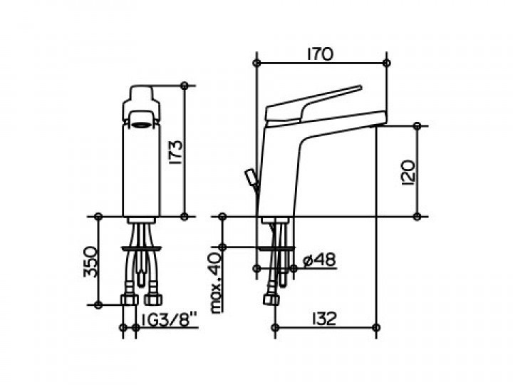 Смеситель Keuco Collection Moll 52702 010000