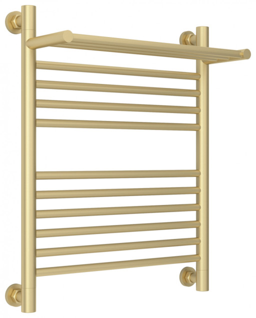 Полотенцесушитель водяной Сунержа Богема с полкой+ 600х500 Матовая шампань